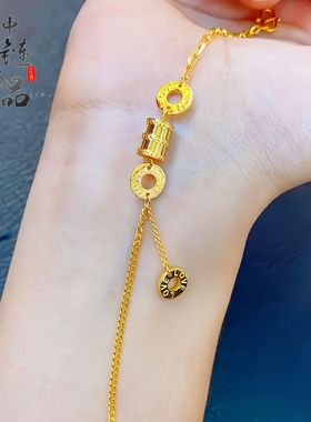 小蛮腰手链女简约气质AB双链光影