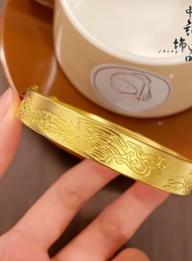 老古法凤祥金店同款沙金龙凤呈祥