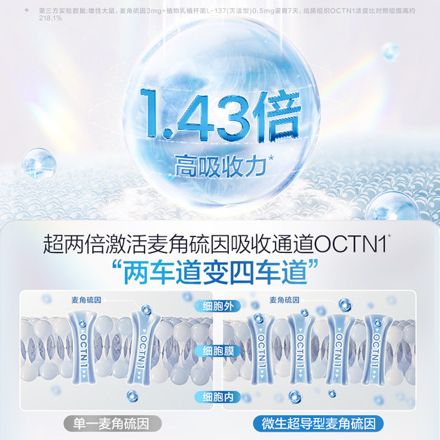 Lifespace superconducting ergothioneine ແກ້ວເພັດ crystal