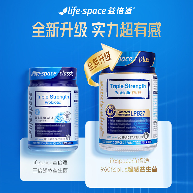 【澳新溯源】澳洲进口life space益生菌3倍960亿益生菌ZB