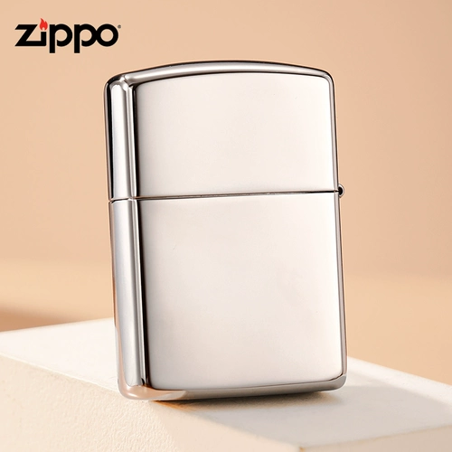 Играя более легкое Zippo Официальное официальное флагманское подлинное магазин мужской зеркальный наполнитель наполнителя, чем сердце
