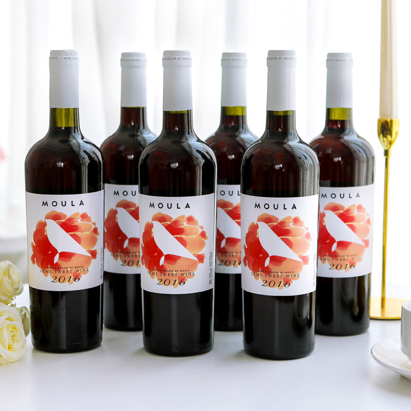 慕拉半甜葡萄酒750ml单支大瓶红酒瓶装果酒,淘宝优惠券,粉丝福利购,淘宝优惠卷
