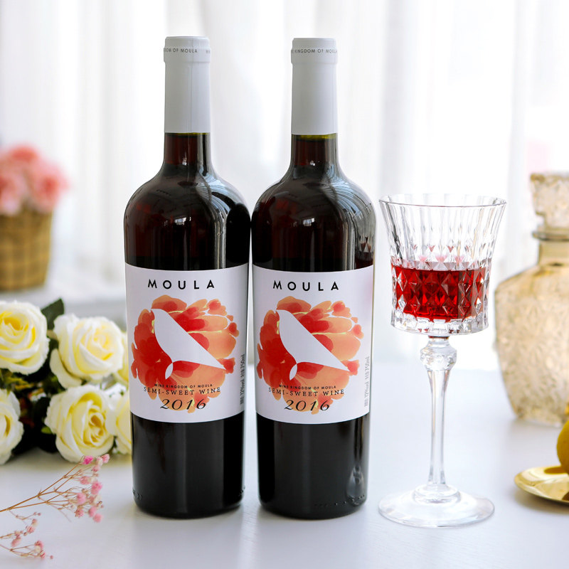 慕拉半甜葡萄酒750ml单支大瓶红酒瓶装果酒,淘宝优惠券,粉丝福利购,淘宝优惠卷