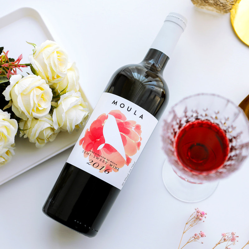 慕拉半甜葡萄酒750ml单支大瓶红酒瓶装果酒,淘宝优惠券,粉丝福利购,淘宝优惠卷