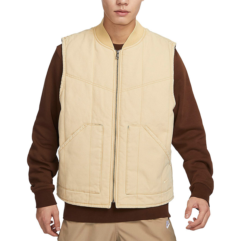 Nike/耐克正品Life男士复古宽松休闲工装坎肩棉马甲FQ1862,淘宝优惠券,粉丝福利购,淘宝优惠卷