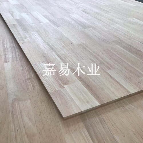 泰国橡胶木板材指接板实木拼接集成板家具衣柜板定制楼梯台面板 - 图0
