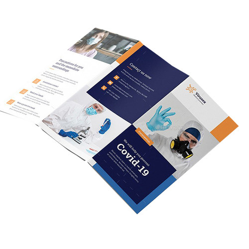 宣传单三折页印刷传单制作免费设计企业宣传册画册广告单页彩页折页印制dm单宣传彩页说明书公司广告印刷制作 - 图3