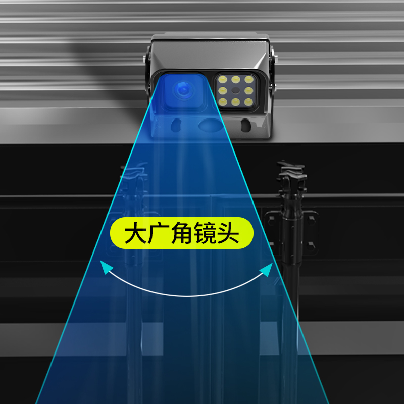 倒车影像四路监控记录仪24v收割机货车卡客车后高清夜视AHD摄像头 - 图2