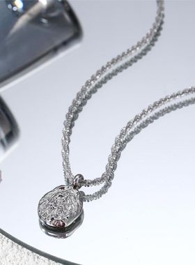 日韩时尚波光粼粼几何圆