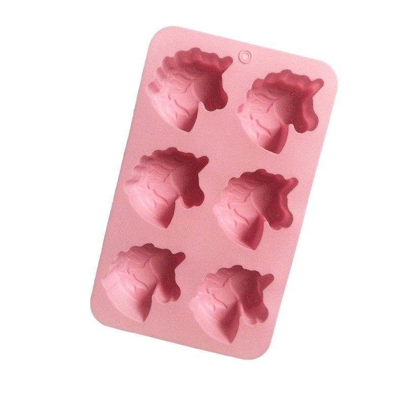 6连小马头马儿手工皂母乳皂基滴胶DIY巧克力饼干甜品硅胶烘培模具,淘宝优惠券,粉丝福利购,淘宝优惠卷