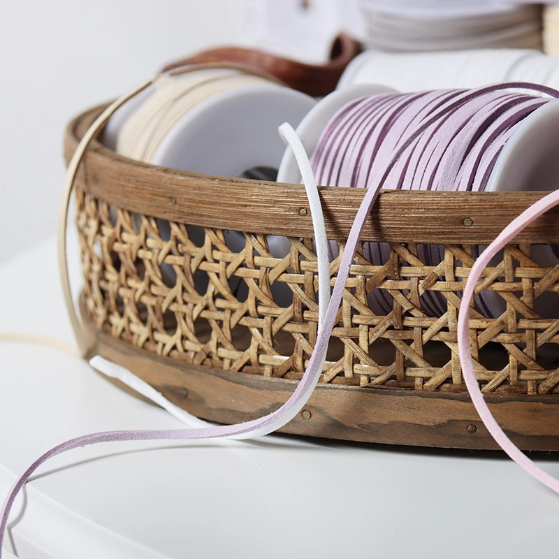 鹿绒绳鹿皮绳鲜花包装花束包花扎带礼物丝带装饰缎带花店花艺材料 - 图2