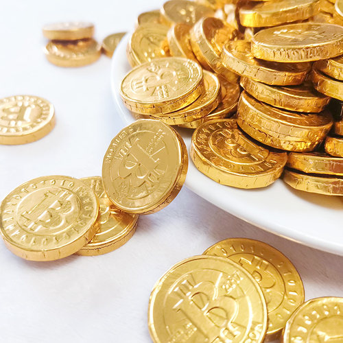 金币大金元宝彩蛋洋酒瓶烘焙黑巧克力主题蛋糕装饰散装年货喜庆糖 - 图2