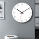 Hanyi ink simple wall-mounted quartz clock and watch