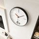 Modern simple silent wall clock round wall clock