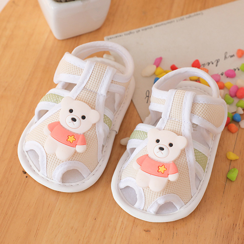 0-1岁婴儿鞋宝宝软底学步鞋夏季男女宝宝布鞋防滑透气凉鞋步前鞋