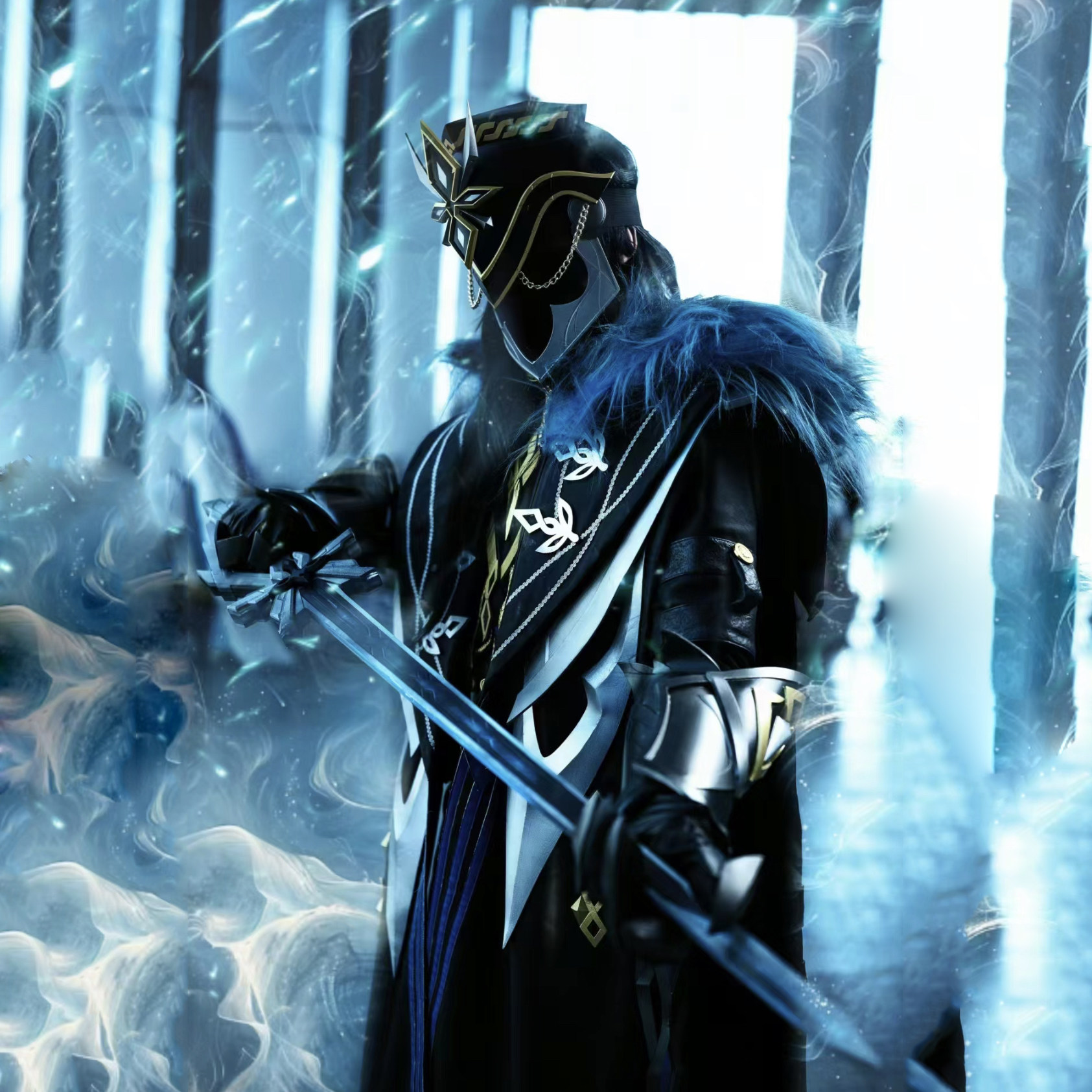 原神cos服愚人众执行官队长卡皮塔诺cosplay游戏服装男女全套