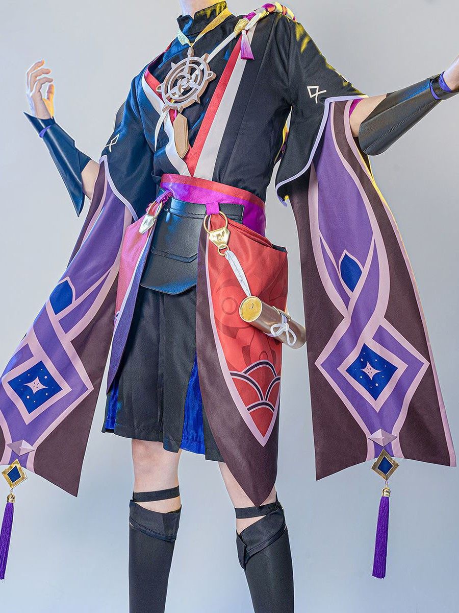原神cos服散兵流浪者cosplay服装二次元男装动漫游戏套装全套现货_虎窝淘