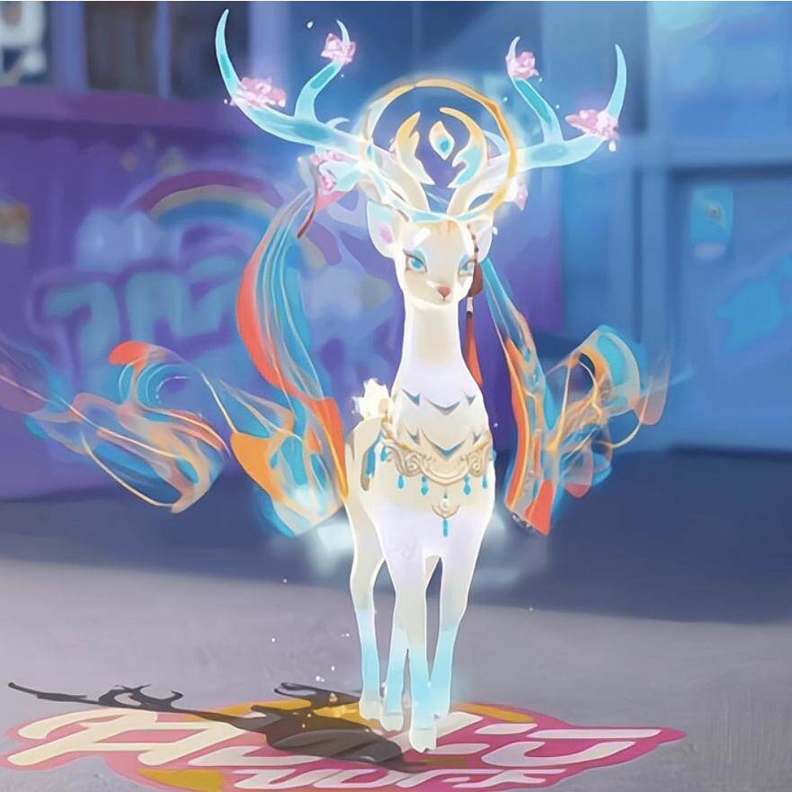 蛋仔派对仙舞飘飘鹿 至臻永久皮肤双人载具兑换码+配饰代送许愿币