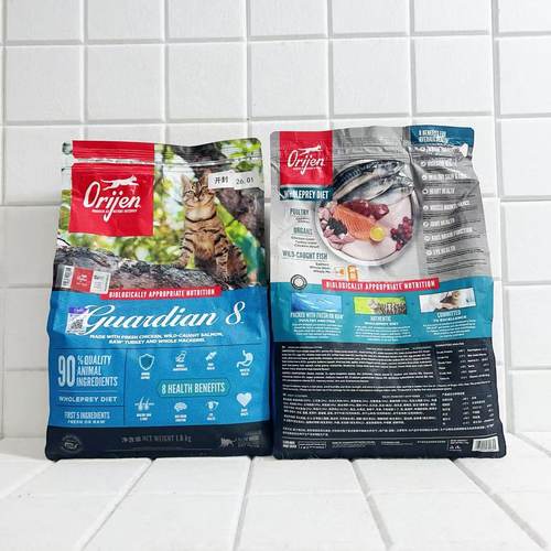 防伪可查 Orijen/渴望八重守护 无谷发腮高蛋白通用猫粮1.8kg原装 - 图2