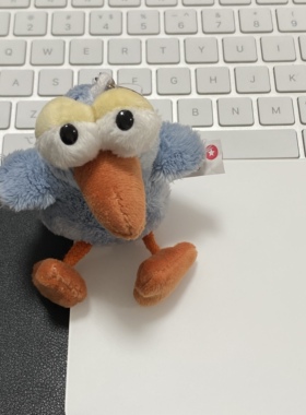 钥匙扣蠢萌小鸟呆呆鸟礼物