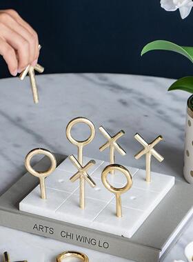 趣味桌面棋盘摆件艺术装饰品中式