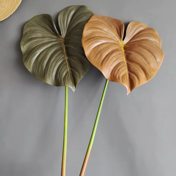 Simulated bird of paradise turtle back leaf green plant landscaping decoration
