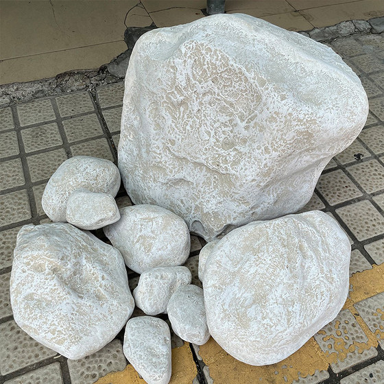 Fiberglass garden courtyard landscaping ornaments fake stones