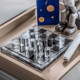 Light luxury modern model room crystal chess ornaments