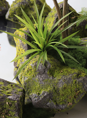 仿真苔藓石头假山景观假石头造景