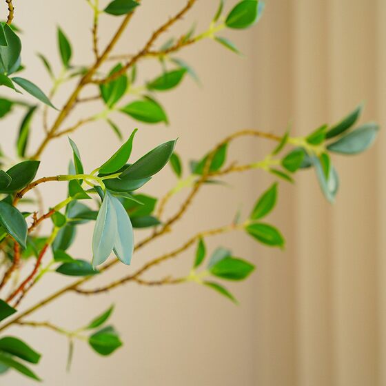 Flower arrangement in Milan simulated flower and green plant feel model room