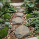 Simulated stepping stone bluestone irregular stepping fake stone