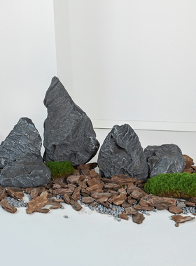 仿真泡沫青龙石假石头造景摄影道具橱窗景观石摆件岩石假山石块