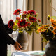 Simulated sunflower flower arrangement European style artificial flowers