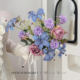 Simulated purple Internet celebrity bouquet landscaping decorative ornaments