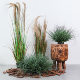 Simulated green plant haystack plant grass cluster decorative ornaments