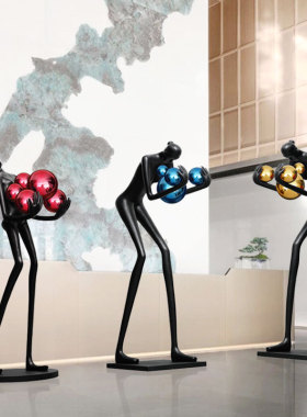 大型玻璃钢售楼部样板间别墅雕塑