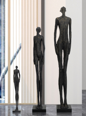 样板房间大堂抽象玻璃钢艺术品