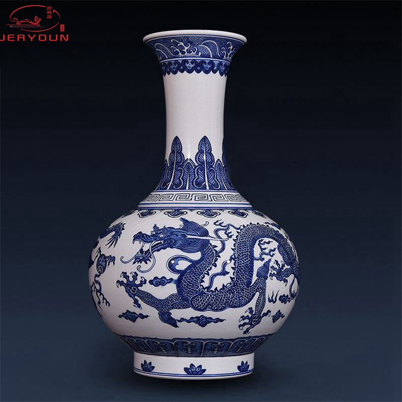 青花瓷花瓶手工 新人首单立减十元 22年9月 淘宝海外