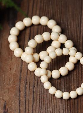 象牙果老型桶珠手串女绕指柔文玩菩提子佛珠男学生盘玩渐变手链子