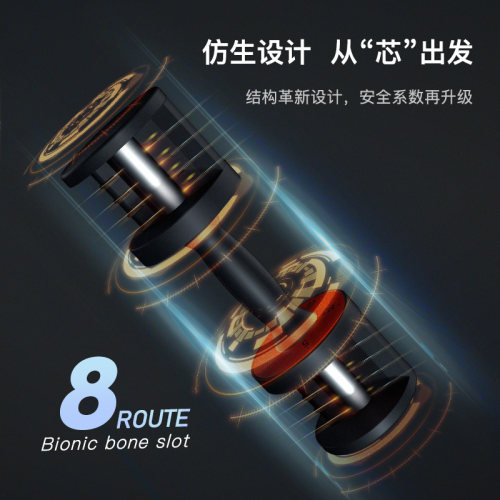 海德哑铃男士健身家用可调节大重量宿舍女士力量套装锻炼训练器材 - 图3