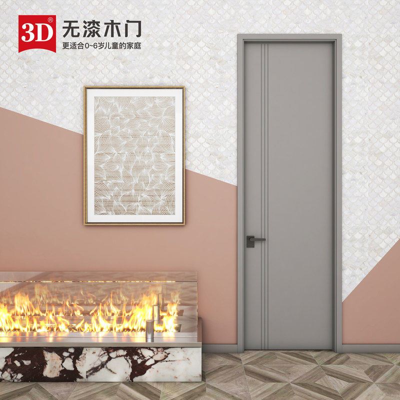 3D paintless wooden doors leave no formaldehyde and lead the country in sales