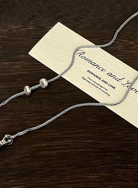 蒙客S925银金刚杵天珠项链