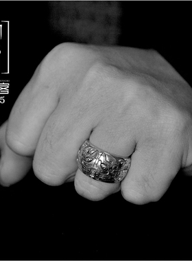 戒指神兽饕餮潮人送男友礼物