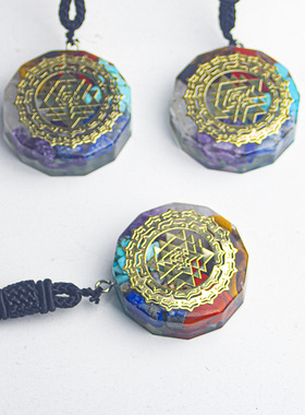 天然水晶碎石吊坠DIY汽车包包钥匙扣饰品礼物车挂项链吊坠家居挂