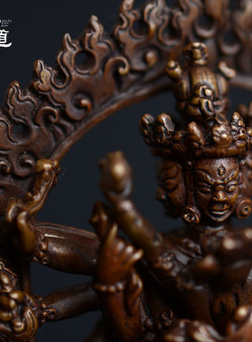 上行道胜乐金刚佛像尼泊尔手工