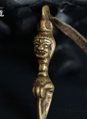 金刚杵纯铜吊坠随身尼泊尔手工