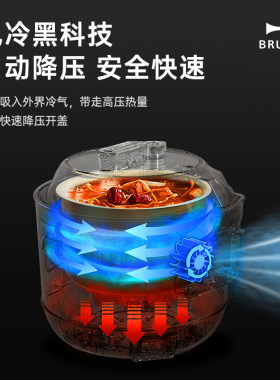 BRUNO电压力锅家用小型