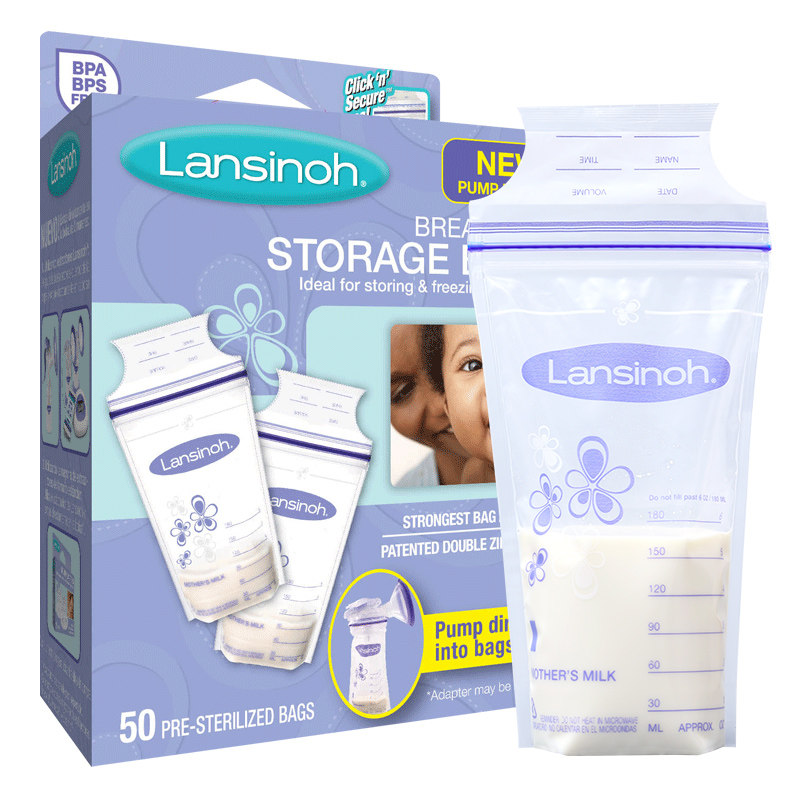 lansinoh /兰思诺180ml母乳保鲜袋 Lansinoh海外母乳储存保鲜