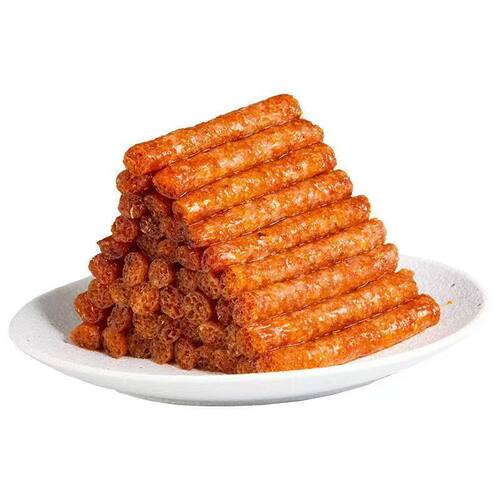 君仔素火爆鸡筋辣条儿时麻辣素食面筋宇仔翔宇零食大礼包童年怀旧 - 图1