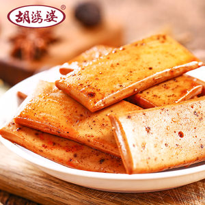 胡婆婆粗粮Q豆腐干小包装休闲零食小吃手磨豆干代餐饱腹主食